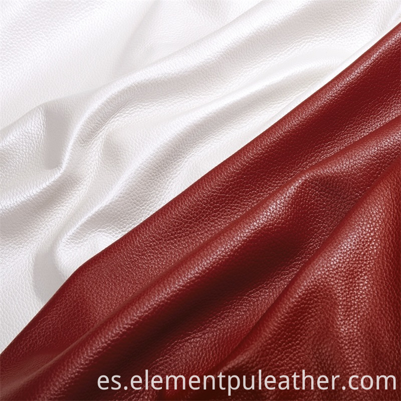 Cuero sintético de PVC nappa Nappa PVC Synthetic Leather